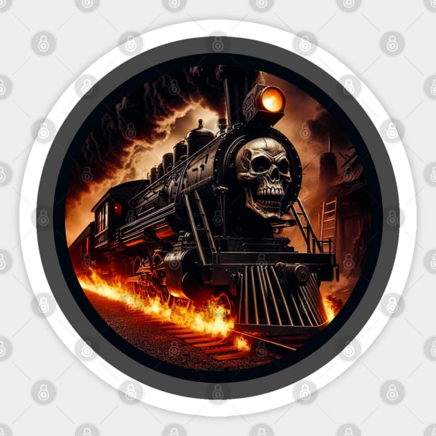 Night Train Sticker by Smithsonart